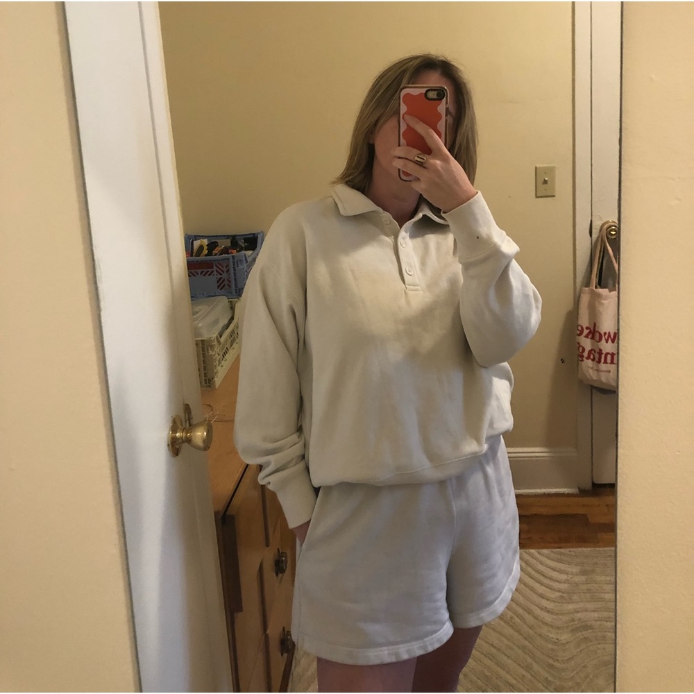 Collared Sweatshirt